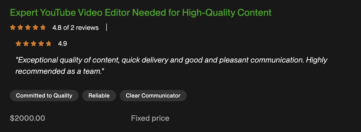 Client review